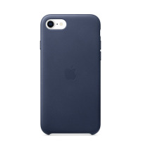 Etui do iPhone SE 2020 Apple Leather Case - niebieskie