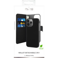 Etui do iPhone 13 Pro PURO Wallet Detachable 2w1 czarne