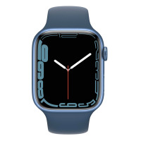 Apple Watch S7 41mm GPS w kolorze niebieskim - pasek sportowy w kolorze błękitnej toni