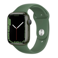 Apple Watch S7 41mm GPS w kolorze zielonym - pasek sportowy w kolorze koniczyny