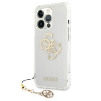 Etui do iPhone 13 Pro Guess 4G Big Logo Charm Gold - złoty charms
