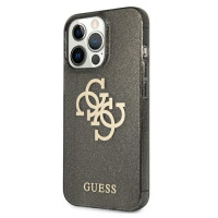 Etui do iPhone 13 Pro Guess Glitter 4G Big Logo - czarny