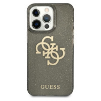 Etui do iPhone 13 Pro Guess Glitter 4G Big Logo - czarny