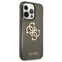 Etui do iPhone 13 Pro Guess Glitter 4G Big Logo - czarny