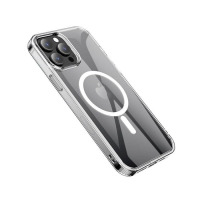 Etui do iPhone 13 Pro eSTUFF Magnetic - Przeźroczyste  