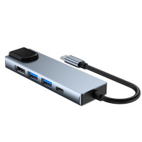 Adapter Tech-Protect V3-Hub 5in1 - Szary