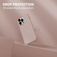 Etui do iPhone 13 Crong Color Cover - Piaskowy Róż