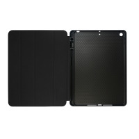 Etui do iPad 10.2 (2021-2019) Crong FlexFolio z funkcją Apple Pencil - czarne