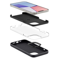 Etui iPhone 13 Pro Max Spigen Silicone Fit - Czarne