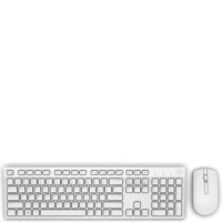 Klawiatura Dell Wireless Keyboard and Mouse KM636 - Biała