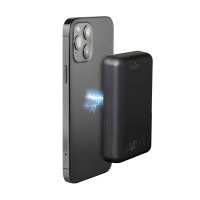 Power Bank indukcyjny 5000mAh MagSafe Puro PowerMag - czarny