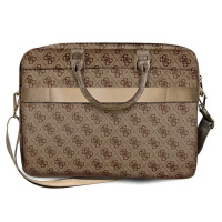 Torba na macbooka pro 15 Guess 4G Big Metal Logo Bag - brązowa