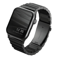 Bransoleta do Apple Watch 44/45/49 mm UNIQ Stainless Steel - czarna