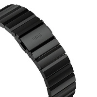 Bransoleta do Apple Watch 44/45/49 mm UNIQ Stainless Steel - czarna