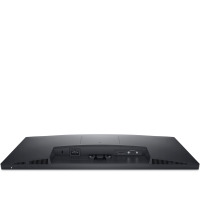 Tylny panel monitora Dell E2422H z widocznymi portami zasilania, DisplayPort oraz VGA, umieszczonymi w centralnej wnęce obudowy na czarnym, matowym tle.