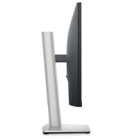 Monitor Dell 24 P2423D z matrycą IPS, widok z profilu prezentujący smukłą konstrukcję ekranu oraz srebrną, regulowaną podstawę z ergonomicznym ramieniem.