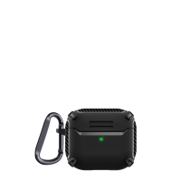 Etui do AirPods 3 JINYA Carbon Fiber - Czarne