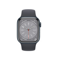 Apple Watch Series 8 + Cellular 45mm aluminium w kolorze północy z paskiem sportowym w kolorze północy