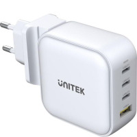 Ładowarka sieciowa Unitek GaN 3x USB-C 1x USB-A 100W - biała