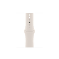 Apple Watch Series 8 + Cellular 41mm aluminium w kolorze księżycowej poświaty z paskiem sportowym w kolorze księżycowej poświaty