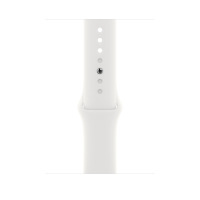 Apple Watch SE 2 40mm aluminium w kolorze srebrnym z paskiem sportowym w kolorze białym