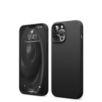 Etui do iPhone 13 Pro Max Elago Soft Silicon Case - czarne