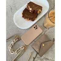 Etui iPhone 13 Pro TECH-PROTECT Icon Chain - beżowe 