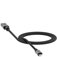 Kabel Mophie Lightning to USB-C w oplocie 1m - Czarny