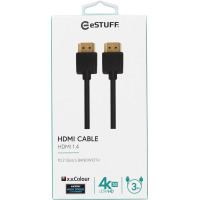 Kabel eSTUFF HDMI 1.4 Cable 3m - czarny