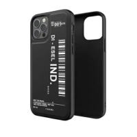 Etui do iPhone 12/12 Pro Diesel Moulded Case Barcode - czarne 