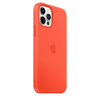Etui do iPhone 12/12 Pro Apple Silicone Case z MagSafe - ele orange