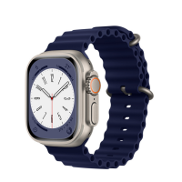 Pasek Apple Watch 42-49MM Jinya Silicon - Niebieski
