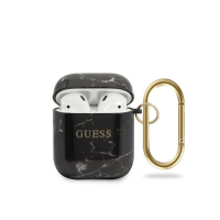 Etui do AirPods GUESS Marble - czarne