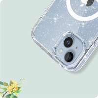 Etui do iPhone 15 Pro Max Tech-Protect Glitter MagSafe - Przeźroczyste