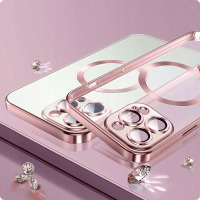 Etui iPhone 15 Tech-Protect Magshine MagSafe - Złote