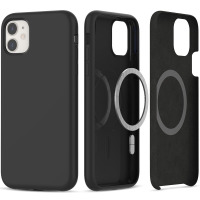 Etui do iPhone 11 Tech-Protect Silicone MagSafe - Czarne