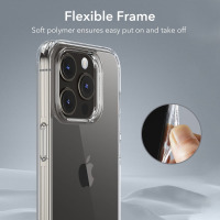 Etui do iPhone 15 Pro ESR Ice Shield - przezroczyste