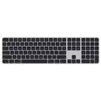 Klawiatura Apple Magic Keyboard z Touch ID i polem numerycznym dla modeli Maca z czipem Apple - angielski (międzynarodowy) - czarne klawisze 
