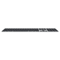 Klawiatura Apple Magic Keyboard z Touch ID i polem numerycznym dla modeli Maca z czipem Apple - angielski (międzynarodowy) - czarne klawisze 
