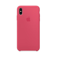 Etui do iPhone Xs Max Apple Silicone Case - Hibiscus