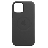 Etui iPhone 12 Pro Max Apple Leather Case z MagSafe - czarne