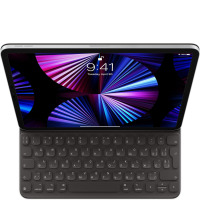 Klawiatura Apple Smart Keyboard Folio do iPada Pro 11 (1 do 4 generacja) Ukrainian - czarna