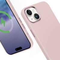Etui do iPhone 15 Crong Color Cover LUX Magnetic różowe