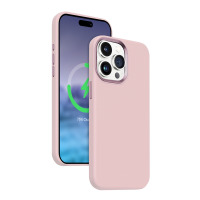 Etui do iPhone 15 Pro Crong Color Cover LUX Magnetic różowe