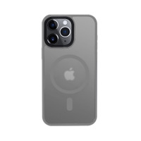 Etui do iPhone 15 Pro Crong Hybrid Frost MAG Cover szare