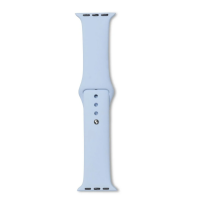 Pasek Apple Watch 44/45mm eStuff Silicone - błękitny