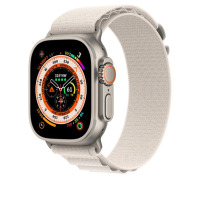 Opaska Apple Alpine w kolorze księżycowej poświaty do koperty 49 mm - rozmiar M 