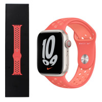 Apple Pasek silikonowy Nike 44/45 mm w kolorze czerwonym