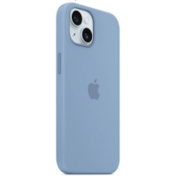 Etui do iPhone 15 Apple Silicone MagSafe - Zimowy Błękit