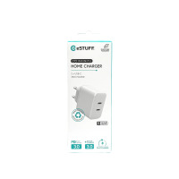 Ładowarka sieciowa eSTUFF INFINITE USB-C 35W - biała